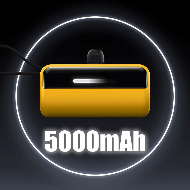 5000mAh קפסולה מיני בנק כוח לטעינה מהירה